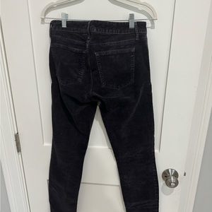 Gap black corduroy skinny pants